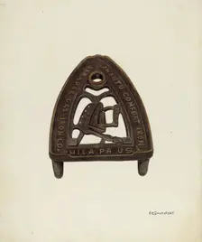 Trivet, c. 1941. Creator: F.C. Davenport