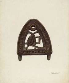 Trivet, c. 1941. Creator: F.C. Davenport