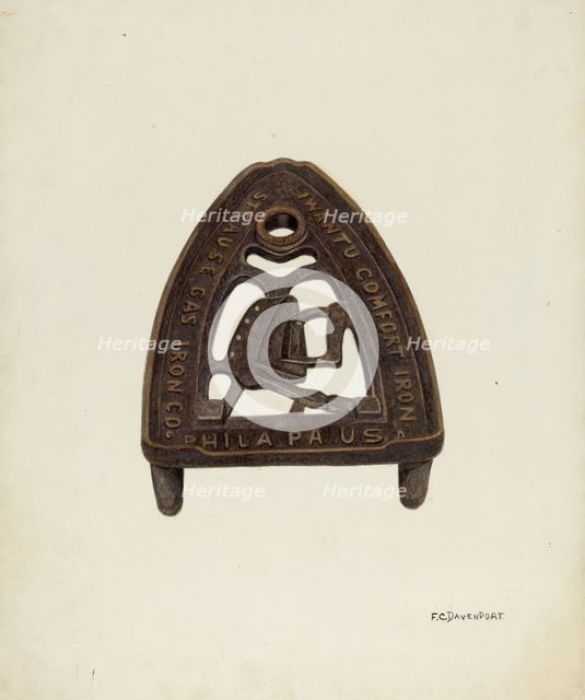 Trivet, c. 1941. Creator: F.C. Davenport.