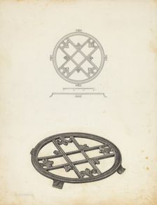 Trivet, c. 1941. Creator: Helen Hobart