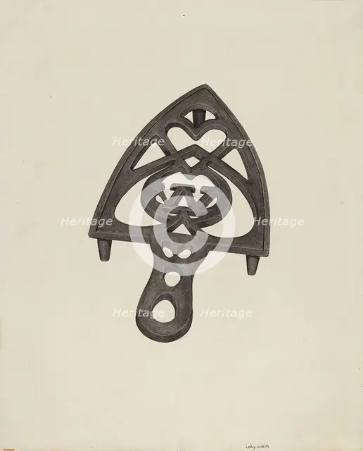 Trivet, c. 1941. Creator: LeRoy Griffith.