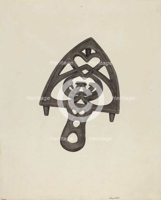 Trivet, c. 1941. Creator: LeRoy Griffith.