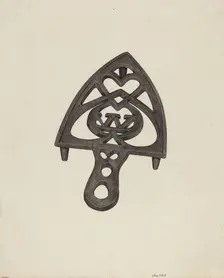Trivet, c. 1941. Creator: LeRoy Griffith