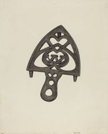 Trivet, c. 1941. Creator: LeRoy Griffith