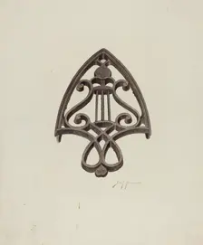 Trivet, c. 1941. Creator: Sydney Roberts