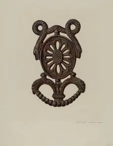 Trivet, c. 1941. Creators: Robert Clark, Stanley Mazur