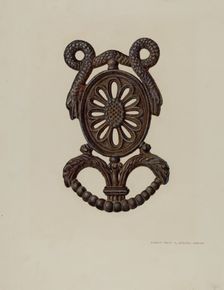 Trivet, c. 1941. Creators: Robert Clark, Stanley Mazur
