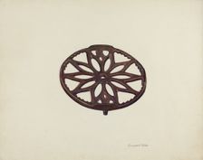 Trivet, c. 1942. Creator: Margaret Golden
