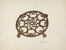 Trivet, c. 1942. Creator: Clarence W Dawson