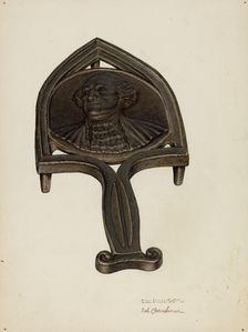 Trivet, c. 1942. Creator: Edward Bashaw