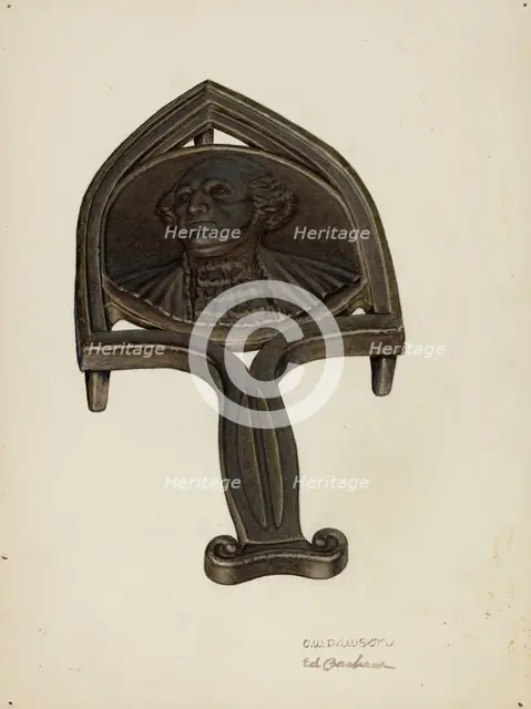 Trivet, c. 1942. Creator: Edward Bashaw.
