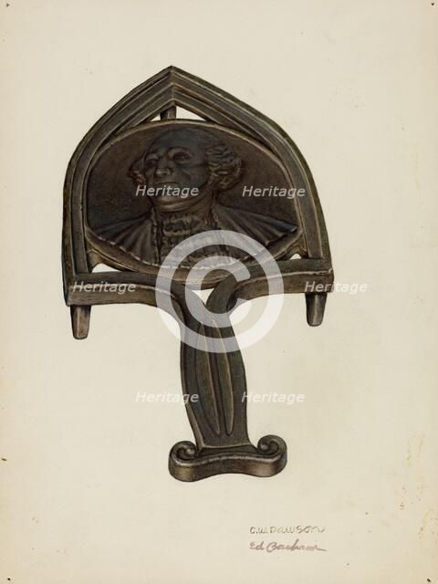 Trivet, c. 1942. Creator: Edward Bashaw.