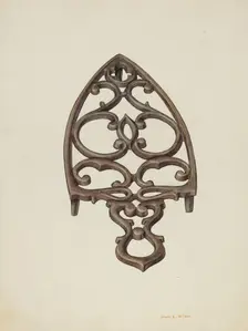 Trivet, c. 1942. Creator: Glenn Wilson