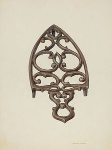 Trivet, c. 1942. Creator: Glenn Wilson