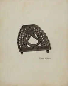 Trivet, c. 1942. Creator: Glenn Wilson