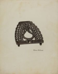 Trivet, c. 1942. Creator: Glenn Wilson