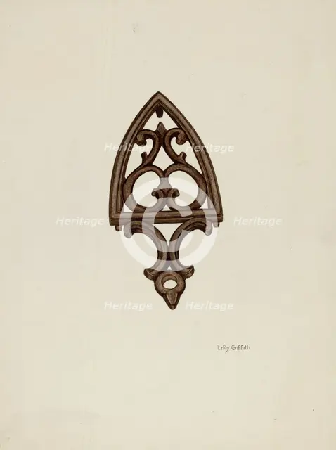 Trivet, c. 1942. Creator: LeRoy Griffith.