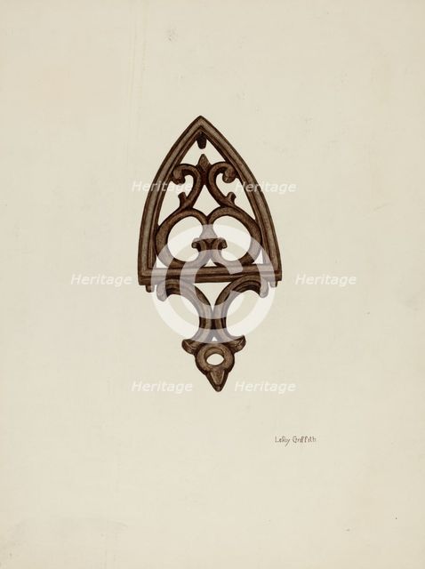 Trivet, c. 1942. Creator: LeRoy Griffith.