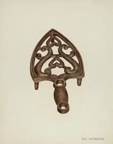 Trivet, c. 1942. Creator: Paul Poffinbarger