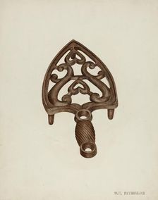Trivet, c. 1942. Creator: Paul Poffinbarger