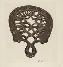 Trivet, c. 1942. Creator: Sydney Roberts