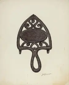 Trivet, c. 1942. Creator: Sydney Roberts