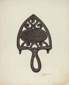 Trivet, c. 1942. Creator: Sydney Roberts