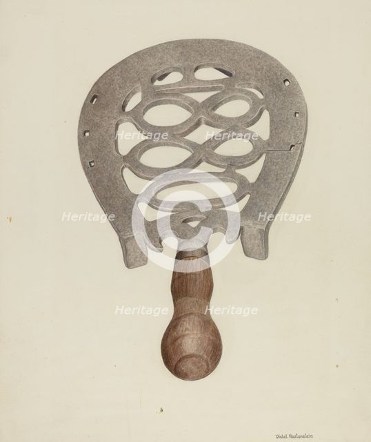 Trivet, c. 1942. Creator: Violet Hartenstein.