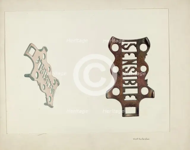 Trivet, c. 1942. Creator: Violet Hartenstein.