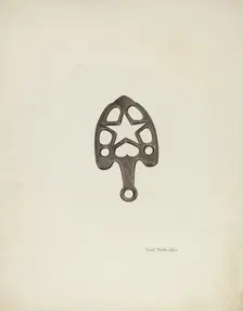 Trivet, c. 1942. Creator: Violet Hartenstein