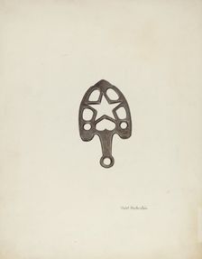 Trivet, c. 1942. Creator: Violet Hartenstein