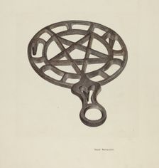 Trivet, c. 1942. Creator: Violet Hartenstein