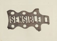 Trivet, c. 1942. Creator: Violet Hartenstein