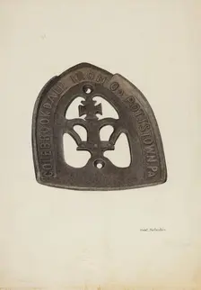 Trivet, c. 1942. Creator: Violet Hartenstein