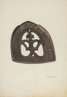 Trivet, c. 1942. Creator: Violet Hartenstein