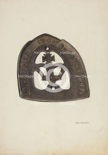 Trivet, c. 1942. Creator: Violet Hartenstein.