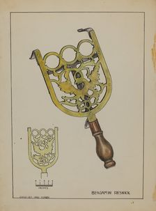 Trivet, c. 1936. Creator: Benjamin Resnick