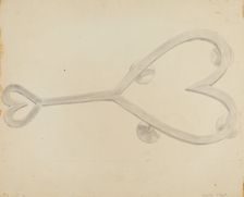 Trivet, c. 1936. Creator: Donald Streeter
