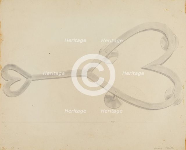 Trivet, c. 1936. Creator: Donald Streeter.