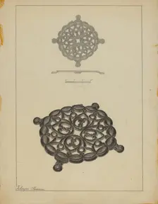 Trivet, c. 1937. Creator: Filippo Porreca