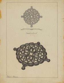 Trivet, c. 1937. Creator: Filippo Porreca