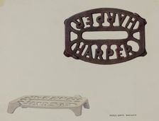 Trivet, c. 1937. Creator: Rocco Navigato