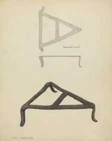 Trivet, c. 1938. Creator: Charles Garjian