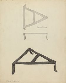 Trivet, c. 1938. Creator: Charles Garjian