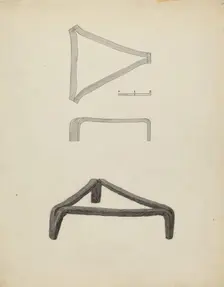 Trivet, c. 1938. Creator: Charles Garjian