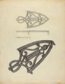 Trivet, c. 1938. Creator: Jack Staloff