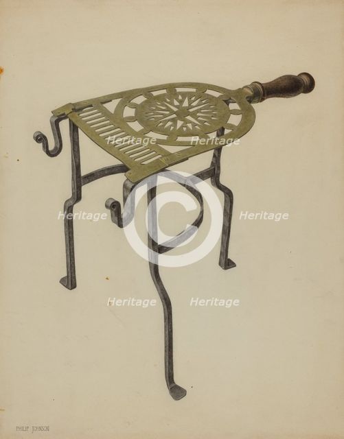 Trivet, c. 1938. Creator: Philip Johnson.