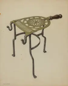 Trivet, c. 1938. Creator: Philip Johnson