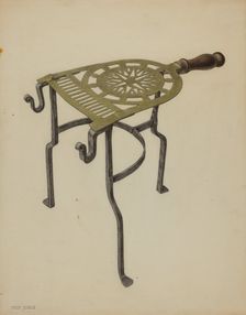 Trivet, c. 1938. Creator: Philip Johnson