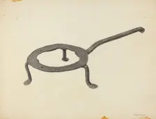 Trivet, c. 1939. Creator: Mildred Ford